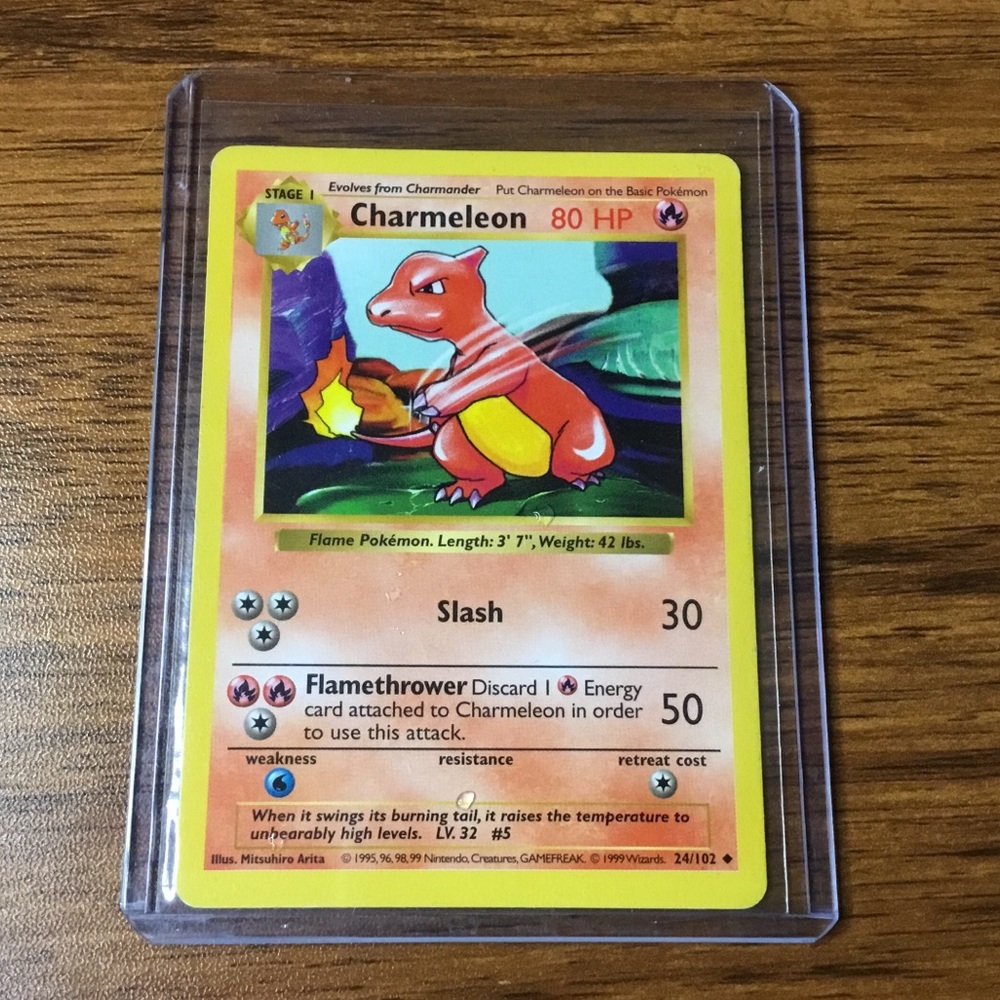 Pokemon Charmeleon 1999 Shadowless